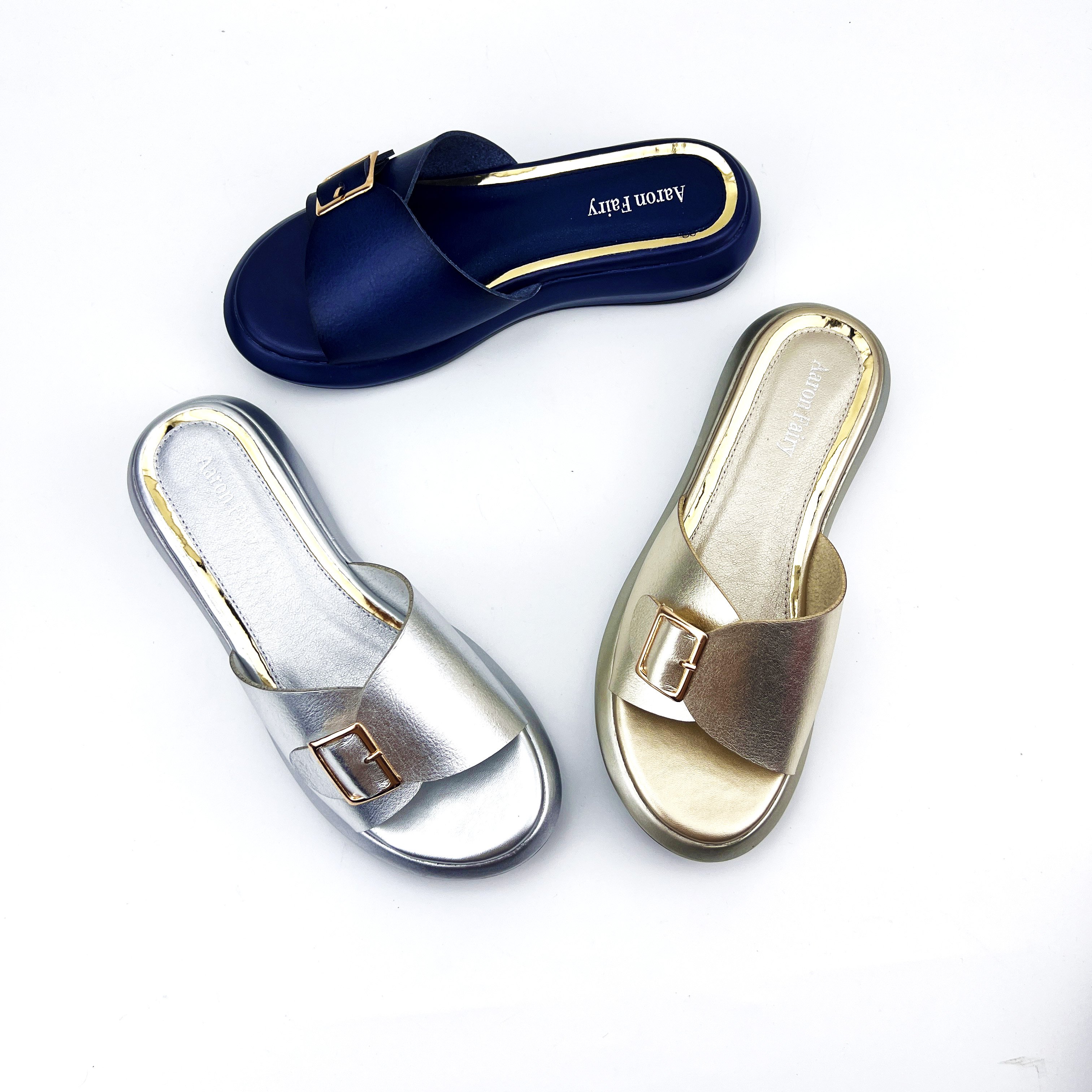 New flip button women's slippers soft and comfortable slippers hotel slides slippers