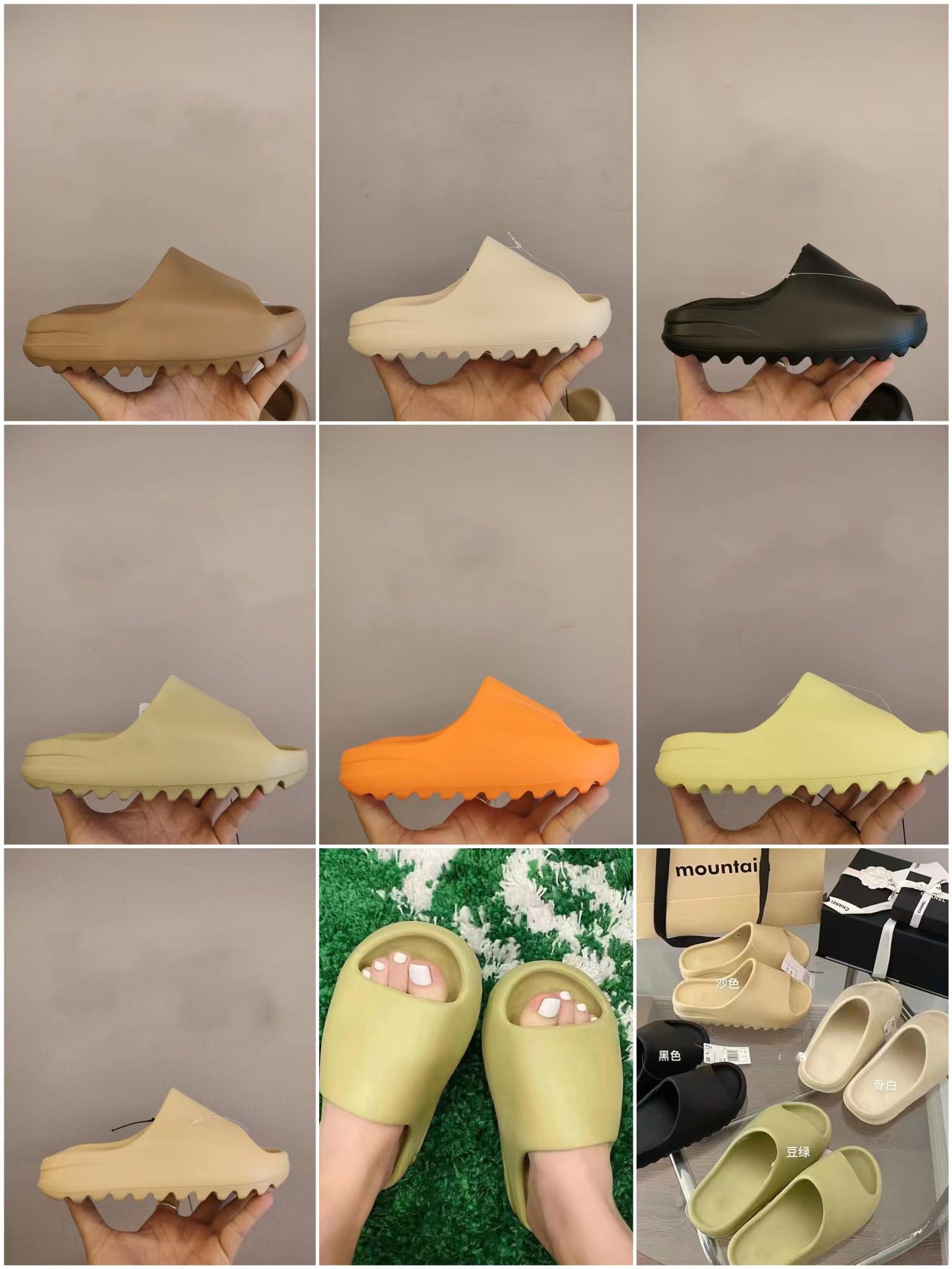 Latest High quality Summer Parent-child slippers Designer unisex beach slippers Luxury kids yezzy slides slippers
