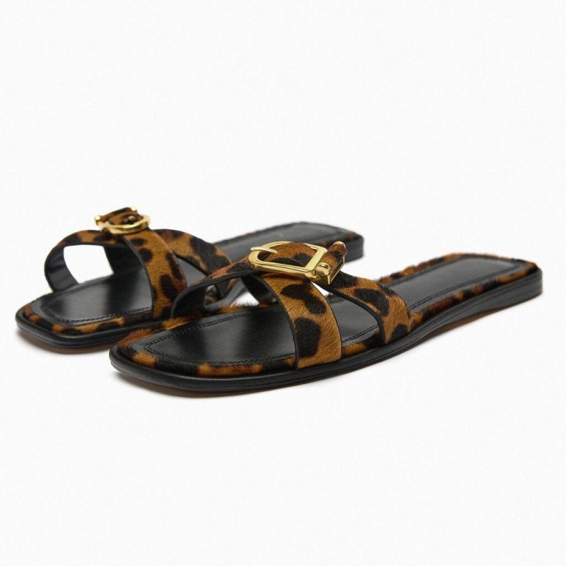 Tacones Mujer Factory Wholesale slippers Shoes Stylish Flip Flop Flat Mules Casual 2023 women's Chaussures femmes Sandals