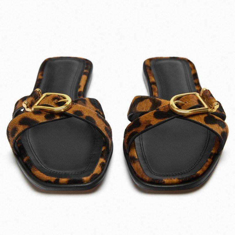 Tacones Mujer Factory Wholesale slippers Shoes Stylish Flip Flop Flat Mules Casual 2023 women's Chaussures femmes Sandals