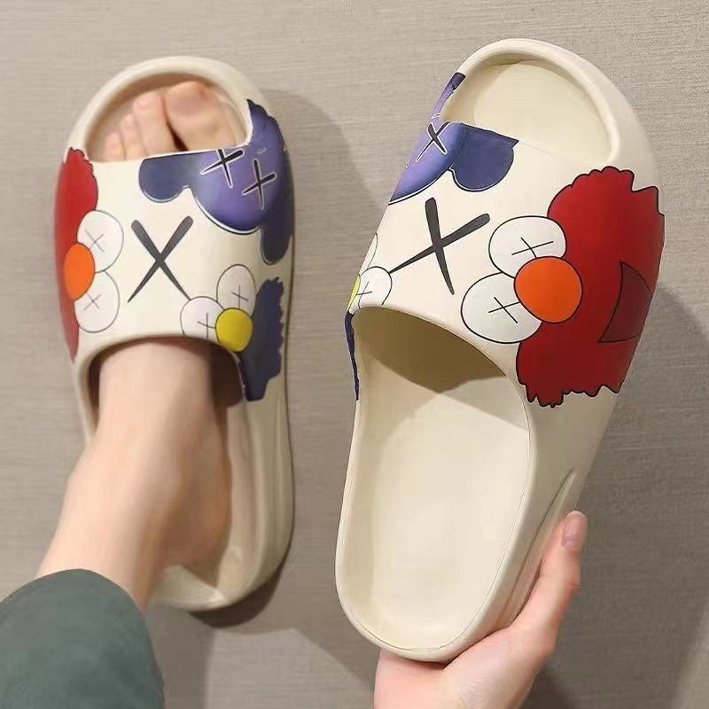 New Fashion Bathroom Beach Rubber Custom Slides Slippers For Men And Women