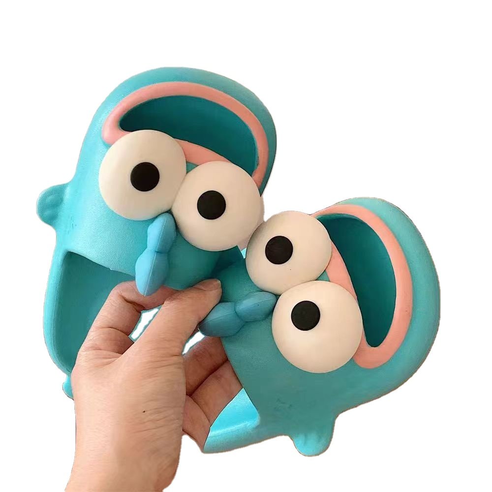 2024 Hot Sell Women Slides Slippers Home Anti-slip Slippers Big Mouth Fish Unique Design For Women and Kids