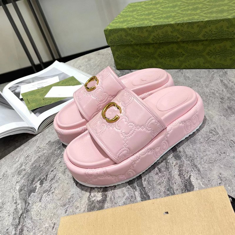Women's Flat Sandals Fashion Square Open Toe Slides With Metal Chain Slippers Casual Non-Slip Sole Shoes