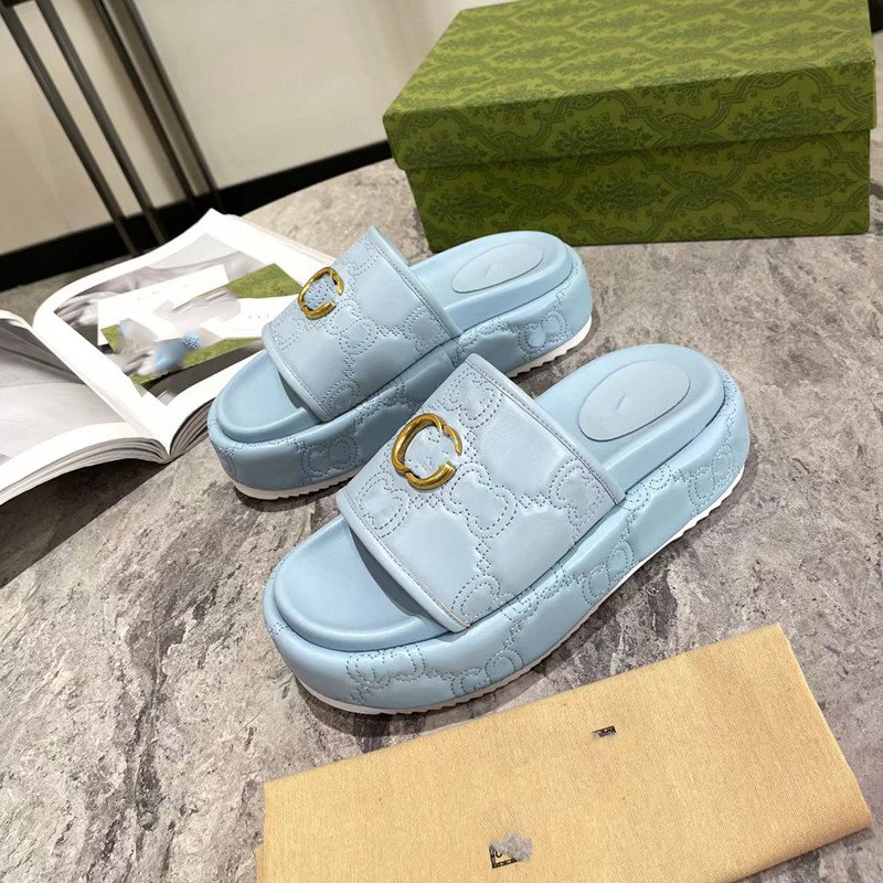 Women's Flat Sandals Fashion Square Open Toe Slides With Metal Chain Slippers Casual Non-Slip Sole Shoes