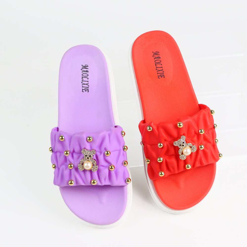 New Design Factory Price pvc eva Sandals Sexy Slide Slippers For Ladies