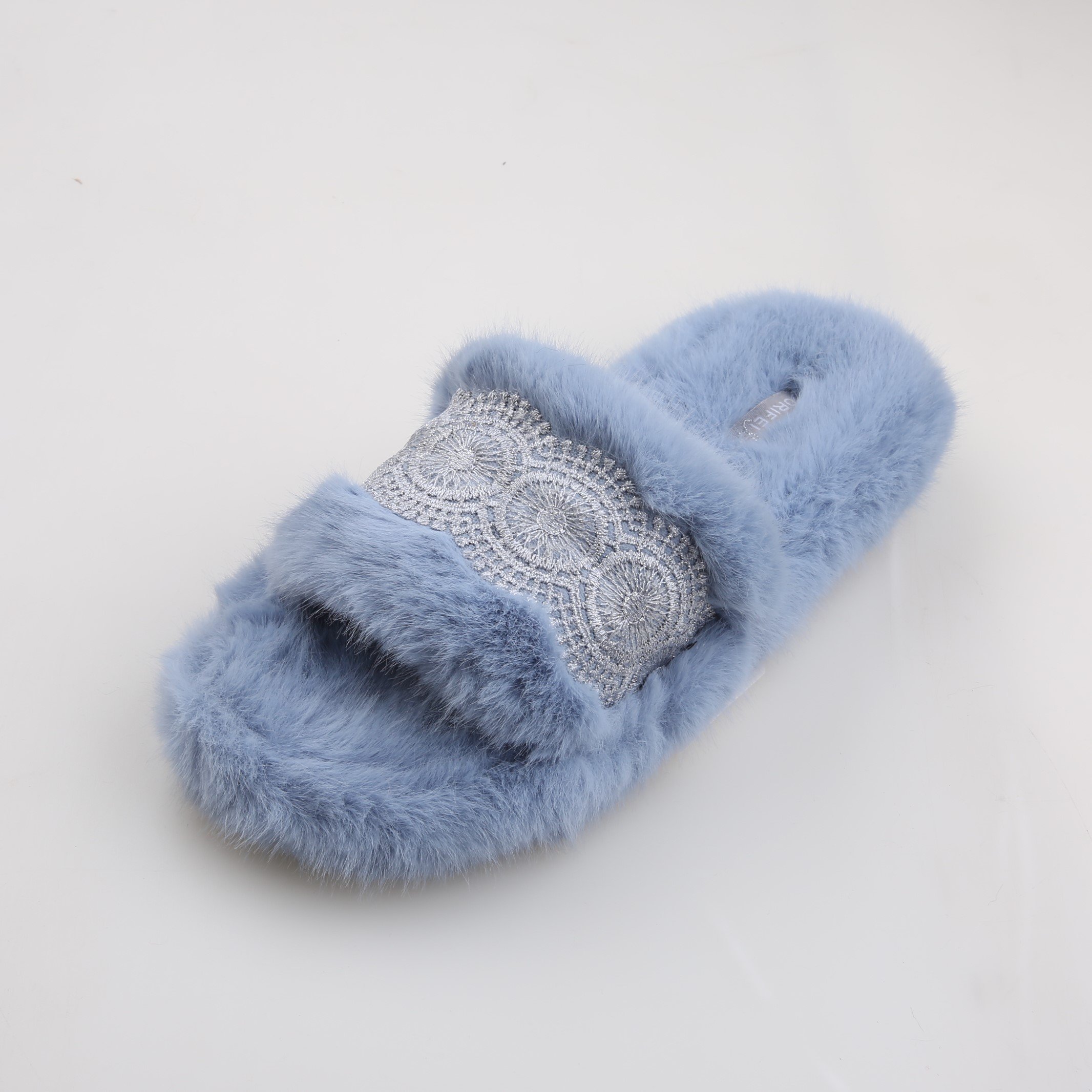 CORIFEI Luxury European Hot Sale fluffy luxury comfy slipper for woman