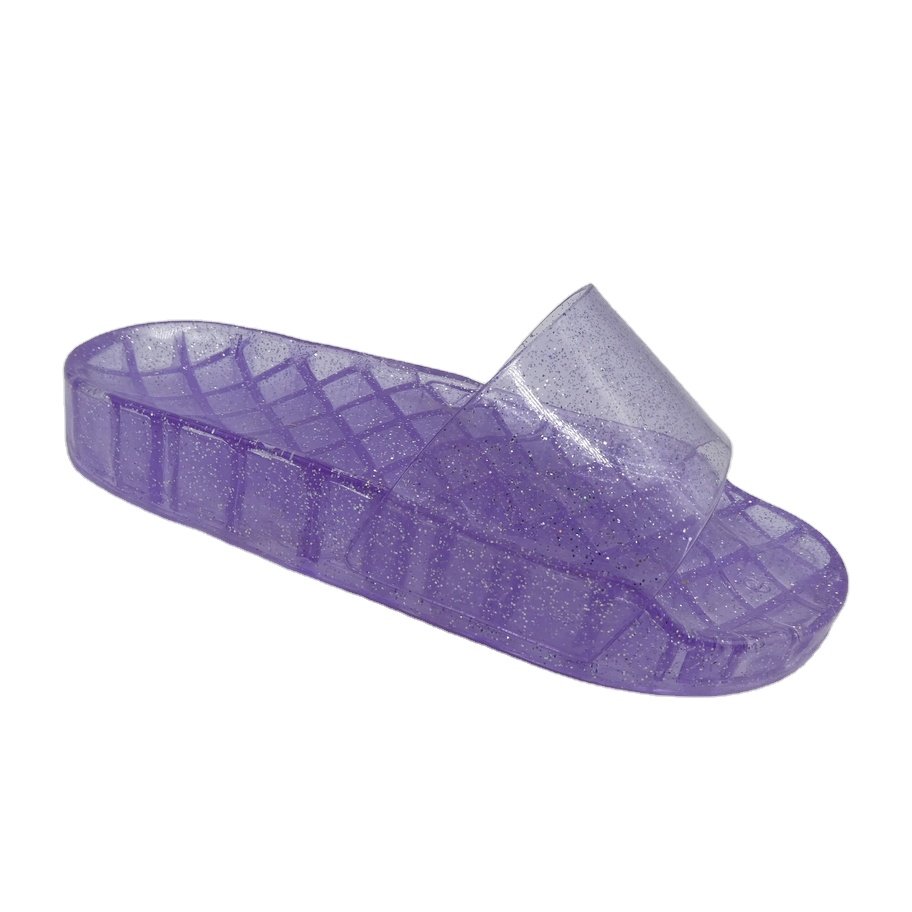 Jelly Slippers Women home transparent anti slide bathroom slippers summer casual jelly sandals shoes