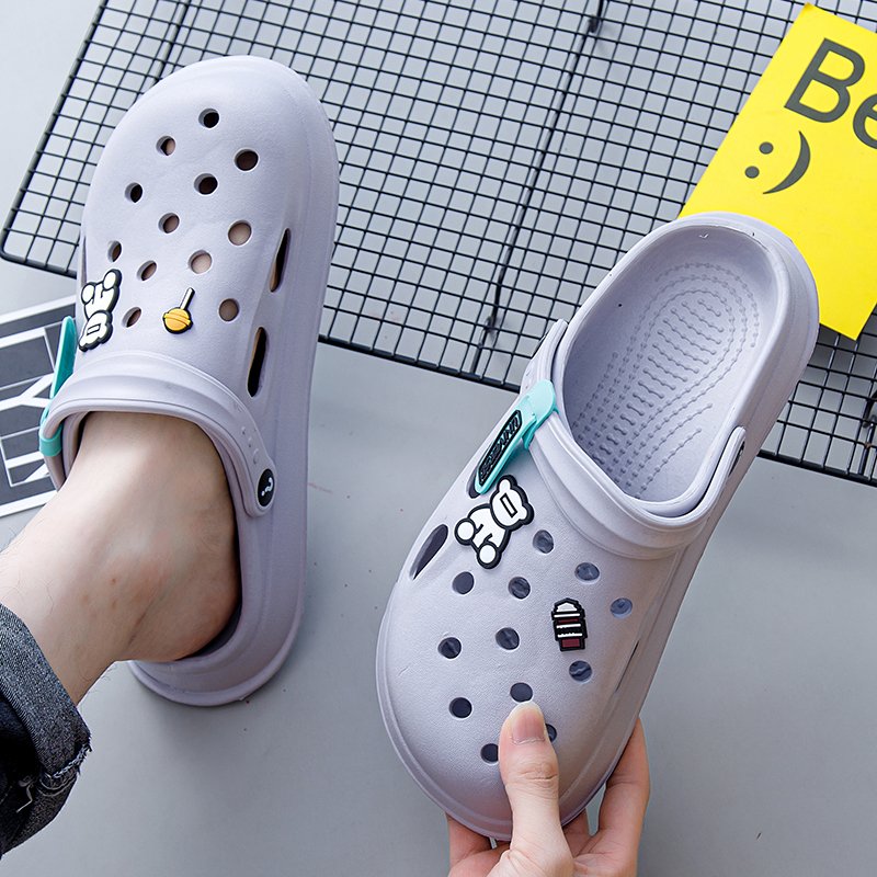 2024 New Men's Clog Shoes EVA Non-slip Garden Shoes Outdoor Beach Crocodile Unisex-adult Classic Clogs