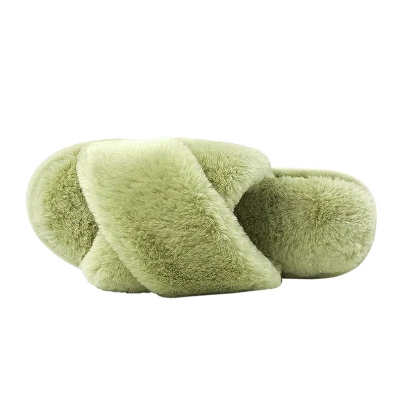 Brand Logo Custom Women Slipper Ladies Shoes Men fur Slides Sandals vintage fur slippers