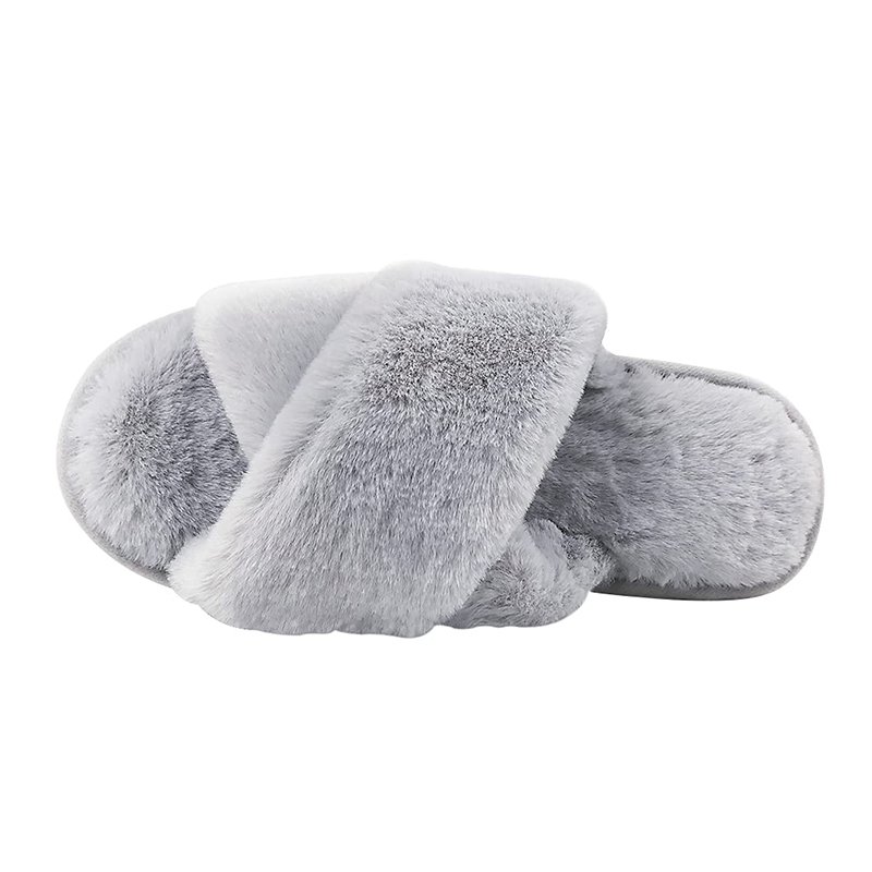 Brand Logo Custom Women Slipper Ladies Shoes Men fur Slides Sandals vintage fur slippers