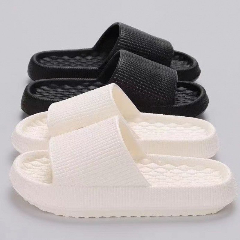 New Indoor Home Anti Slip Cozy Lightweight Bathroom Shower EVA Cloud Slides Versatile Fashion Seabeach Slides