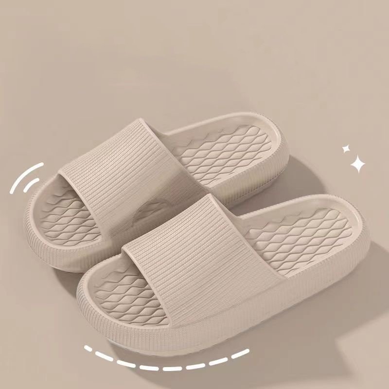 New Indoor Home Anti Slip Cozy Lightweight Bathroom Shower EVA Cloud Slides Versatile Fashion Seabeach Slides