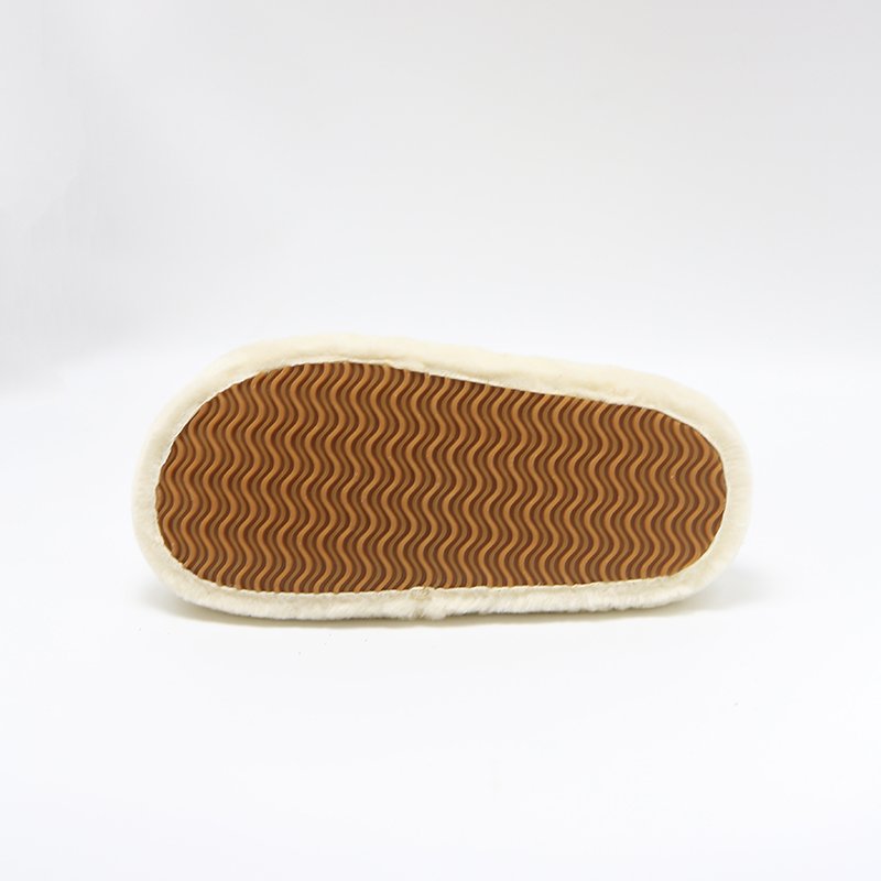 Fluffy Fur Slippers Women Warm Open Toe Plush Memory Foam Thick Bottom Slide Slippers Home Winter Indoor Shoes