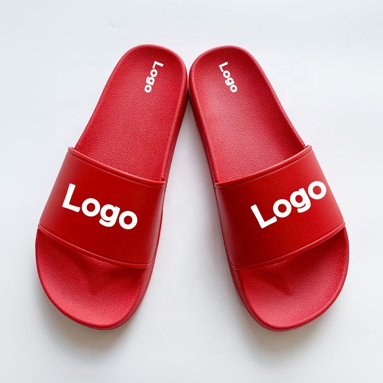 2024 High Quality Factory Price Custom Air Cushion Slippers PVC Wear Light Weight Men Custom PVC Slides Slippers Logo