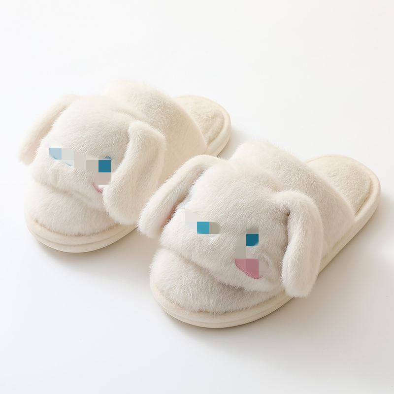 Wholesale custom Girl Indoor Slippers Cute Japanese Style Kawaii Home Shoes Indoor Non-slip Floor Cotton Warm Slippers
