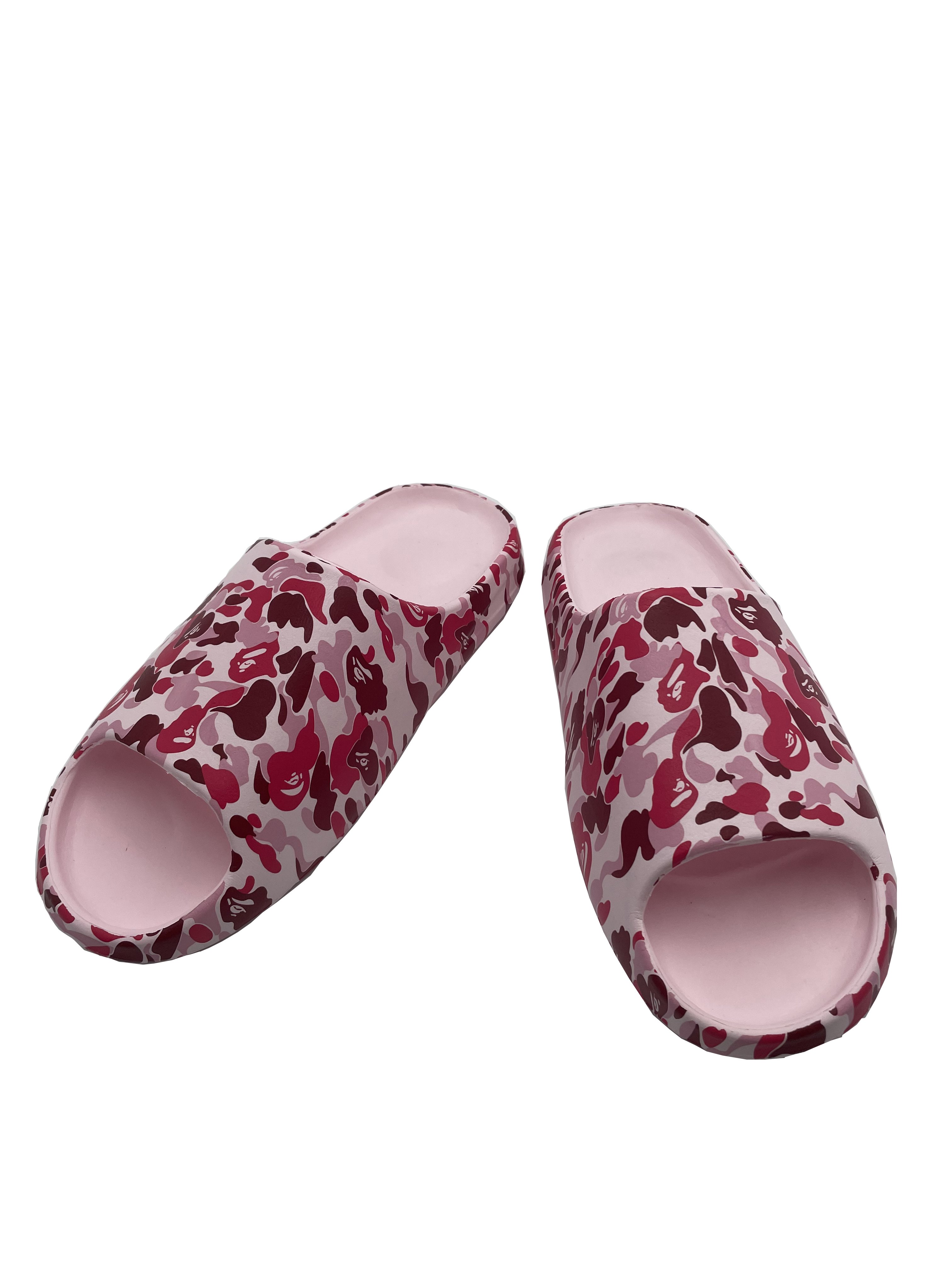 L&J Shoe LOW MOQ EVA Durable Designer Soft YZ Slides Custom Logo, Cloud Foam Custom Full Printing Slides Slippers