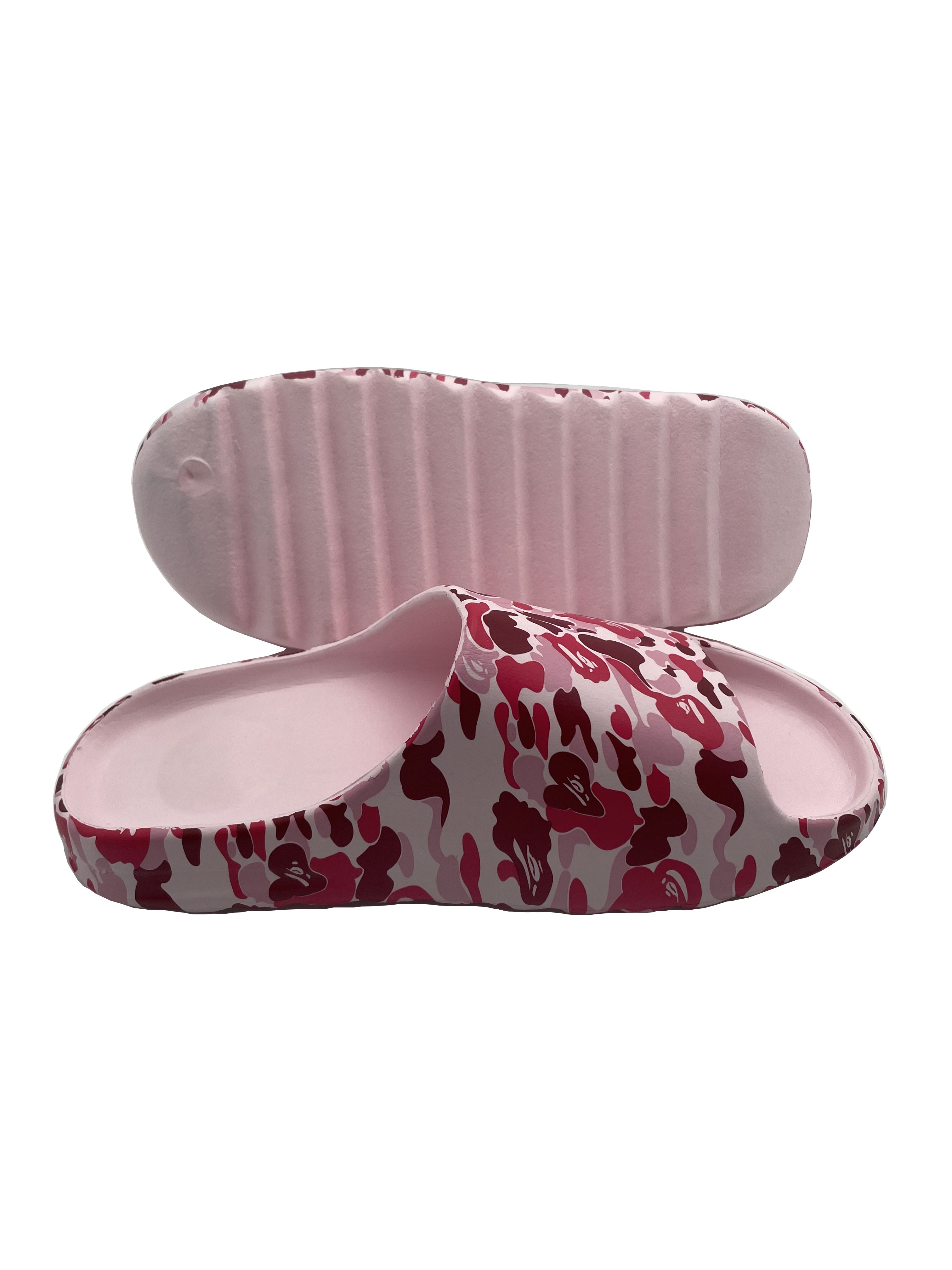 L&J Shoe LOW MOQ EVA Durable Designer Soft YZ Slides Custom Logo, Cloud Foam Custom Full Printing Slides Slippers