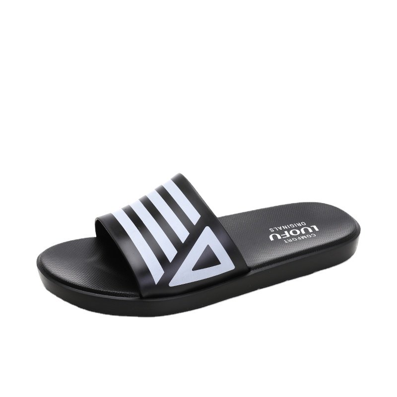LUOFU household comfortable indoor and outdoor fashion line summer EVA slide shoes slipper