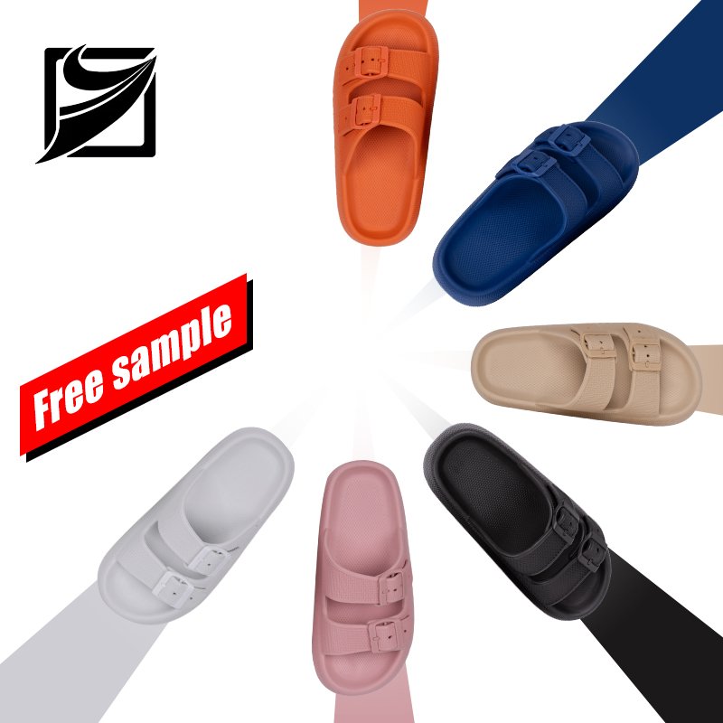 ycfootwear home slippers casual platform custom soft slippers pillow slides cloud slippers for women
