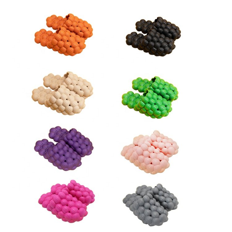 Summer New Personality Slippers Bubble Cool Slippers Home Massage Bottom Slippers
