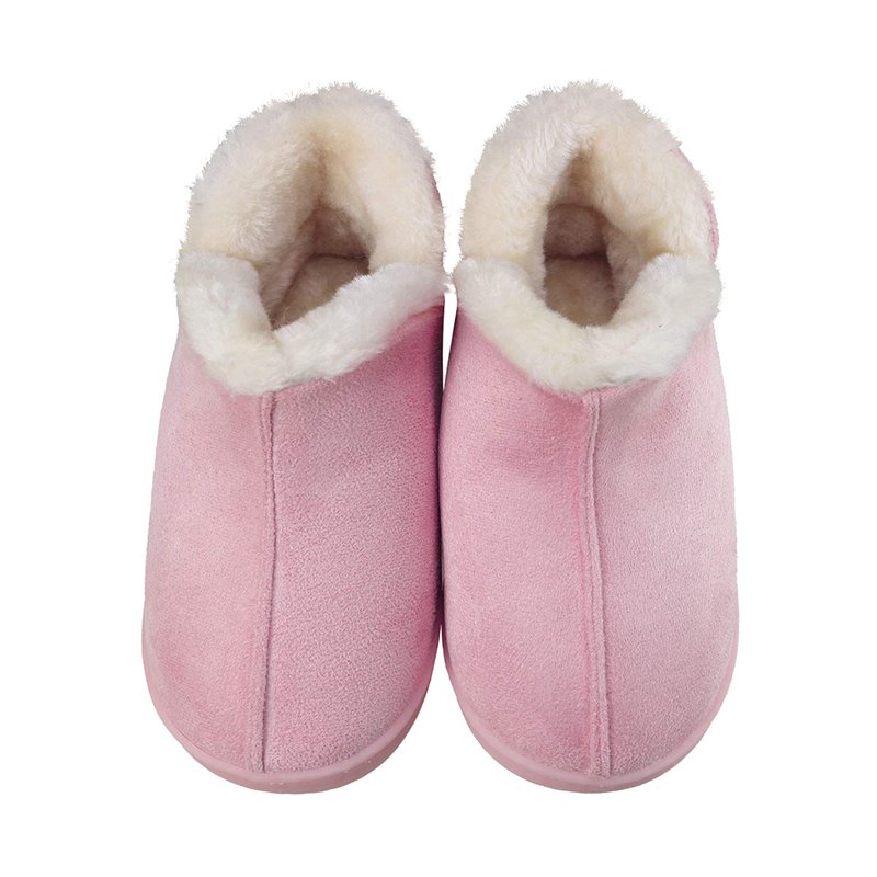 Luxury Style Warm Soft Warm House Shoes Flat Indoor Fur Slides Indoor Bedroom Winter Slippers for Ladies