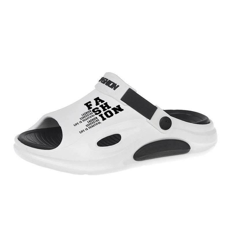 Casual EVA Slippers Outdoor Sandals Mens Flipflop Girls Beach Sole Shoes with Chain Slip Babouche Bathroom Flat Slides Slippers