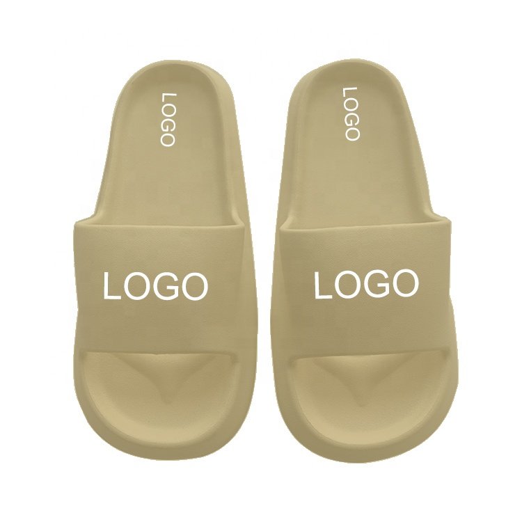 Summer Style Blue Slide Slippers for Woman 2024 Eva Slipper with Printed Logo Footwear Spring Slides for Ladies