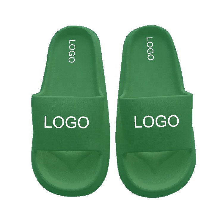 Summer Style Blue Slide Slippers for Woman 2024 Eva Slipper with Printed Logo Footwear Spring Slides for Ladies