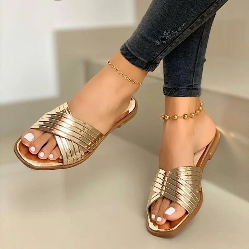 Leisure Outdoor Luxury Slides Slippers For Women Black Slide Slippers For Women Summer Women Shoe WF221028