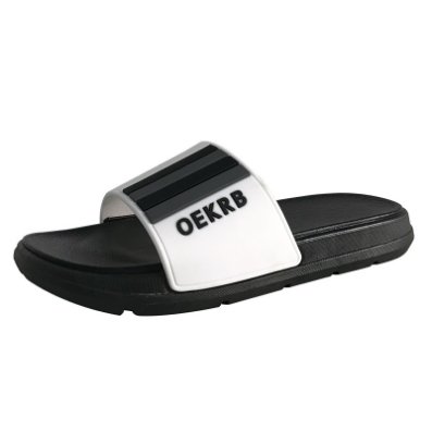 2024 Fashion Summer PVC Thick Sole Open Toe Custom Home Outdoor Male's Slides Slippers for Men