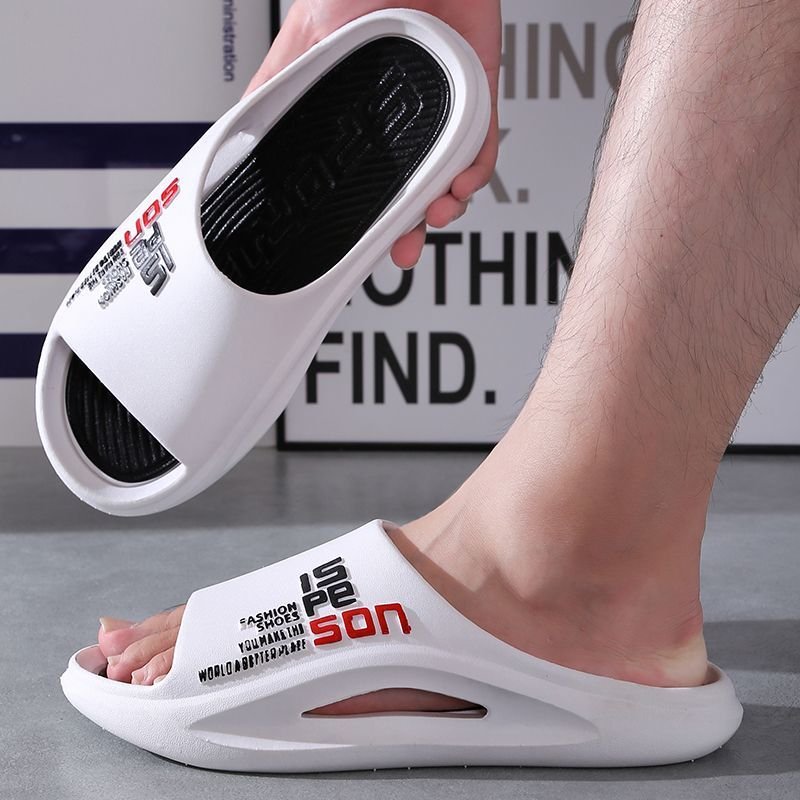 Custom Men's Slides Slipper Soft Comfortable EVA Material Sole Slides Couple Slipper For Men