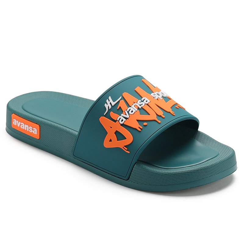 Henghao Factory Wholesale New Style Sandal Custom Oem Pu Sole 3d Rubber Logo Comfy Design Your Logo Custom Slides With Padding