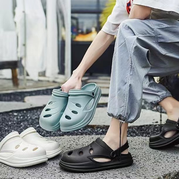New Hole Cave Shoes Non-slip Casual Beach Comfortable Hole Shoes Men's Sandals Garden Clogs Shoes