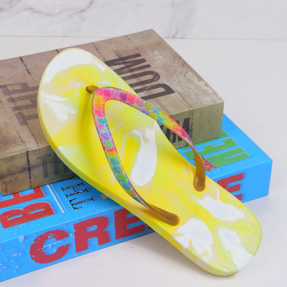 China Wholesale Fancy Custom Printed Flip Flops Slides Slippers Pink Flip-flops For Women