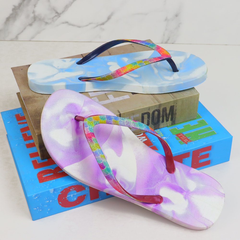 China Wholesale Fancy Custom Printed Flip Flops Slides Slippers Pink Flip-flops For Women