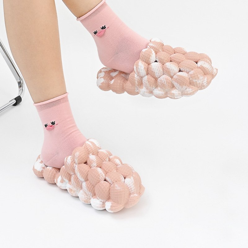 Fashion Bubble Slides Slippers Women Men Summer House Eva On Cloud Soft Sole Slippers For Ladies