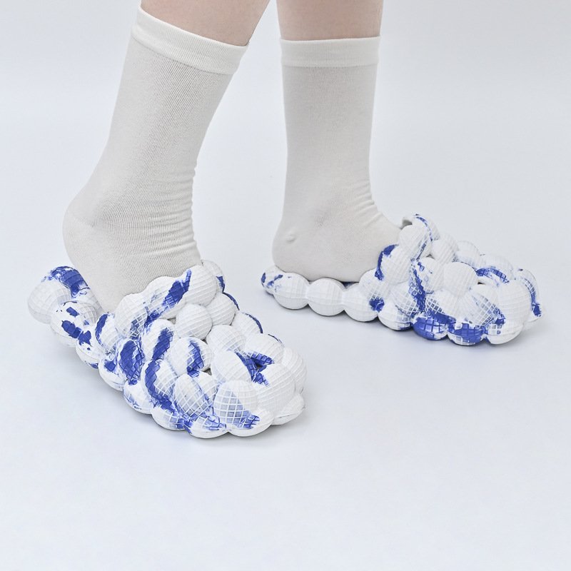 Fashion Bubble Slides Slippers Women Men Summer House Eva On Cloud Soft Sole Slippers For Ladies