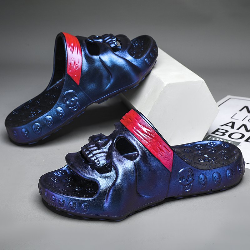 New Style Outdoor Personality Men's Slippers 2024 Summer Wholesale Casual Designer Shoes Fashion Flat EVA Beach Slippers For Men