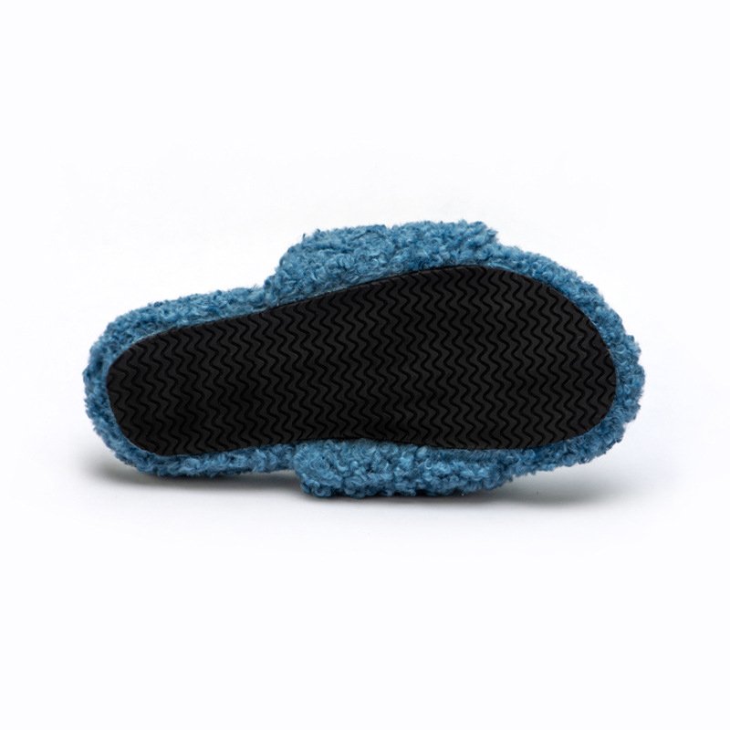 Premium Custom Fur Slippers Fashionable Wedding Season Custom Fashion Design Fluffy Home Slippers For Women