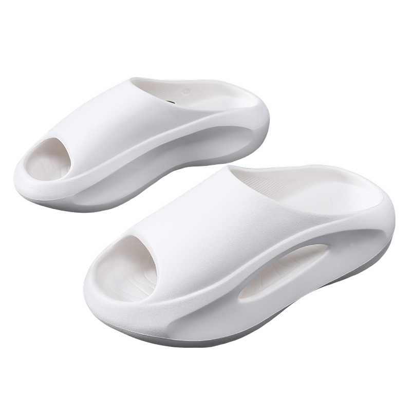 Custom WoMen's EVA Sport Sandals Winter Anti-Slip Slide Slippers Platform Trendy Leaf Design Outdoor Bathroom Use Soft Feature