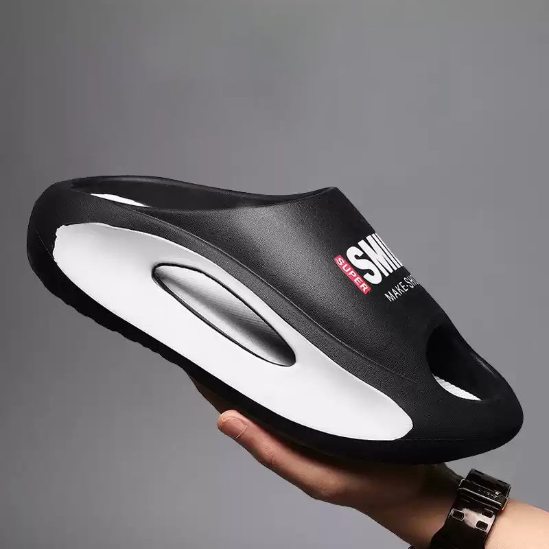 Custom WoMen's EVA Sport Sandals Winter Anti-Slip Slide Slippers Platform Trendy Leaf Design Outdoor Bathroom Use Soft Feature