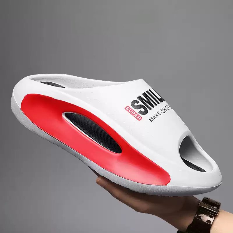 Custom WoMen's EVA Sport Sandals Winter Anti-Slip Slide Slippers Platform Trendy Leaf Design Outdoor Bathroom Use Soft Feature