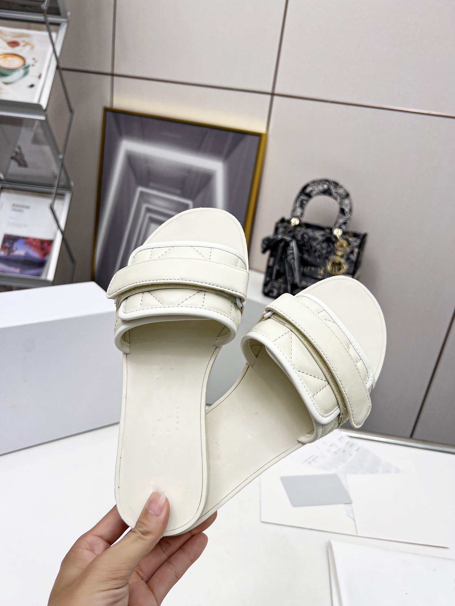 Custom Logo Wholesale New Low Heel TPU Outdoor Summer Beach Flat Sandals Femme 2024 Slides Slippers for women and ladies