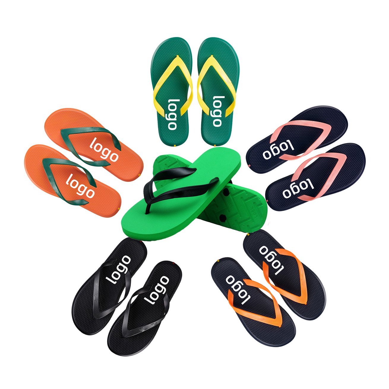 New Custom Slide Sandal PVC Soft Slippers High Quality Custom Rubber Beach Slipper Low Price Non Slip Home Slipper