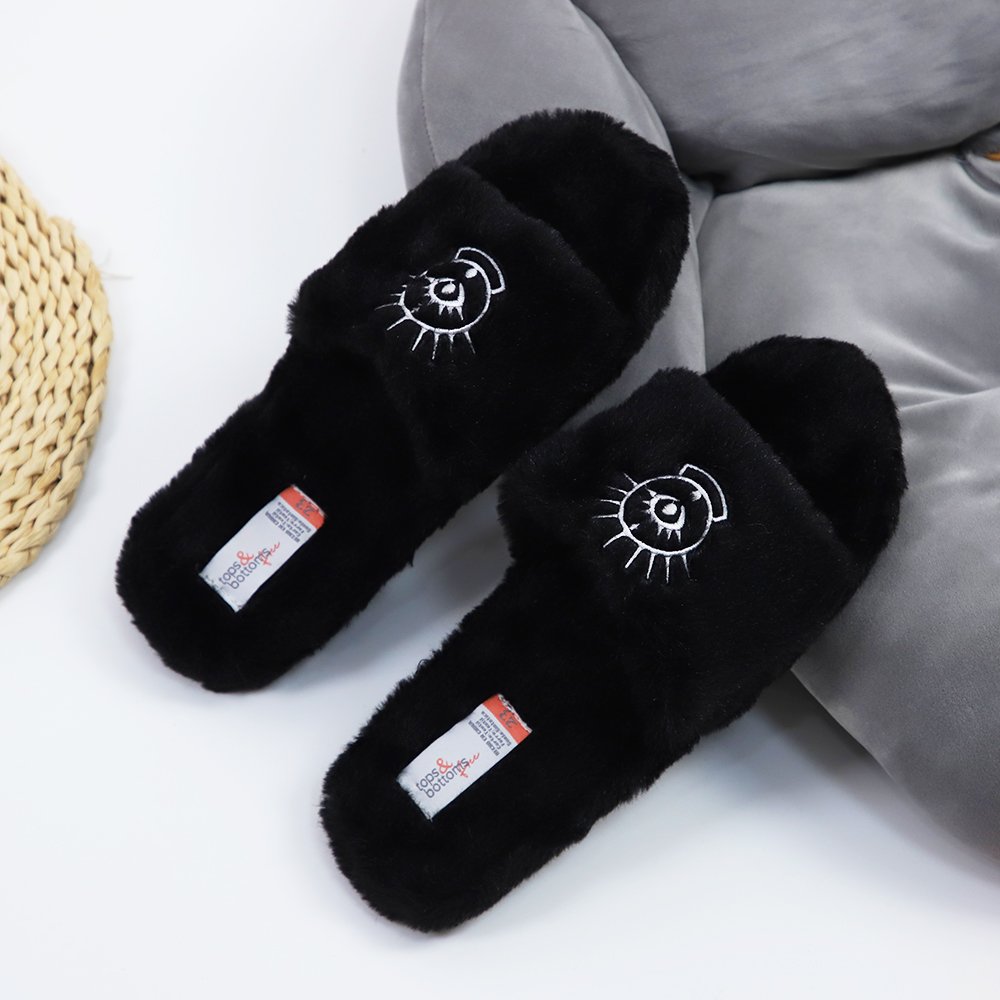 Wholesale Beauty Comfort Slides Cute Women Shoes For Sale Curly Slide House Indoor Flurry Warm Slipper