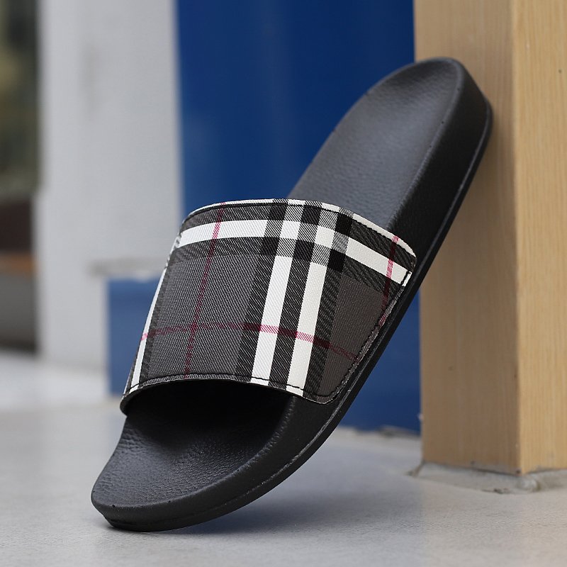 Factory Wholesale Sandals Fashion Trend Blank Slide Sandal Mens Slides Slipper PVC Mesh Slippers