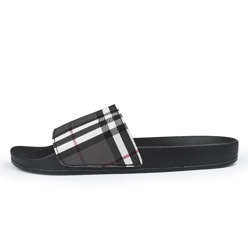 Factory Wholesale Sandals Fashion Trend Blank Slide Sandal Mens Slides Slipper PVC Mesh Slippers