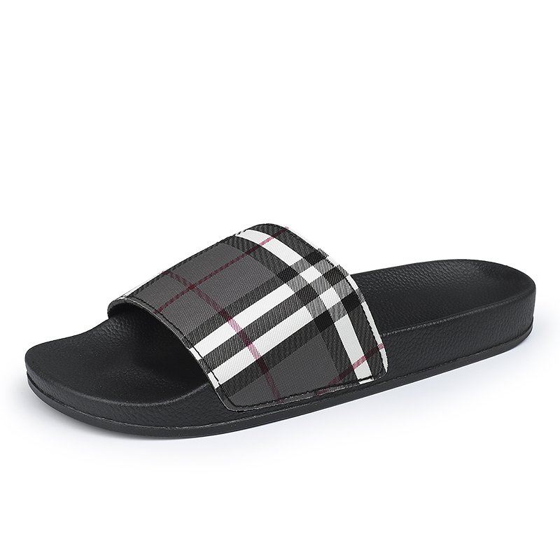 Factory Wholesale Sandals Fashion Trend Blank Slide Sandal Mens Slides Slipper PVC Mesh Slippers