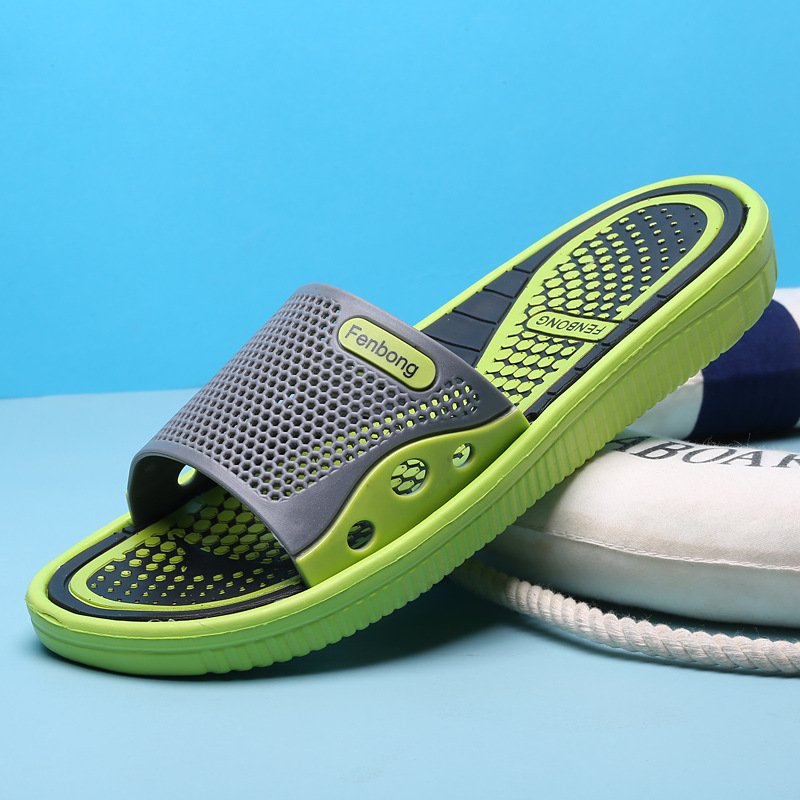 2022 light weight anti-slip slide slipper men Sandals Soft Thick Sole mix color sandals