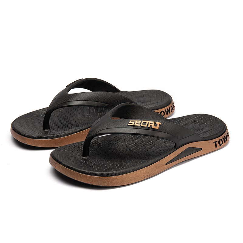 Men's Slide Sandals Comfortable Lightweight Summer Slipper Shoes for Indoor & Outdoor Use